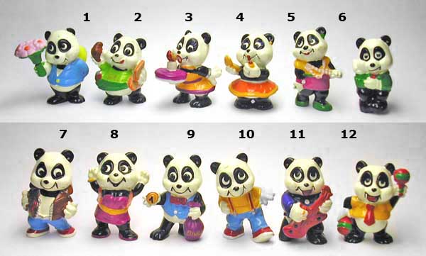 Panda Party Figures